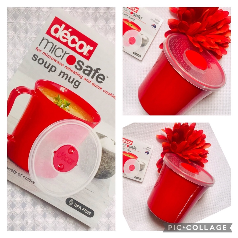 ♦️New Decor Micr🔴Safe Soup Plastic Cup